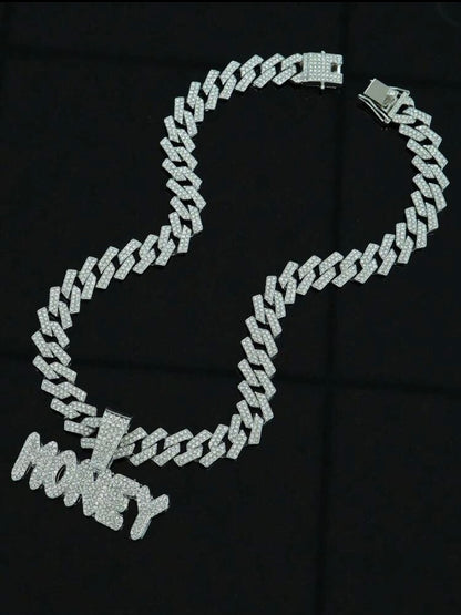 Money Maker Glitter Halskette / favBijou