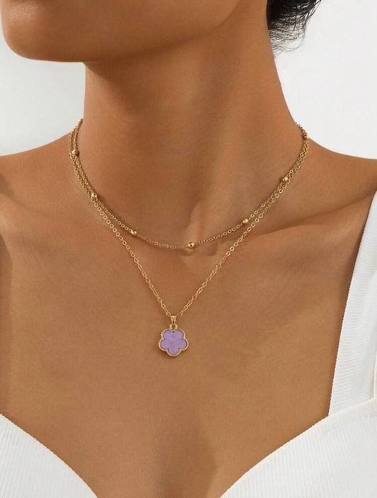 Lilac Dream Halskette Set / favBijou