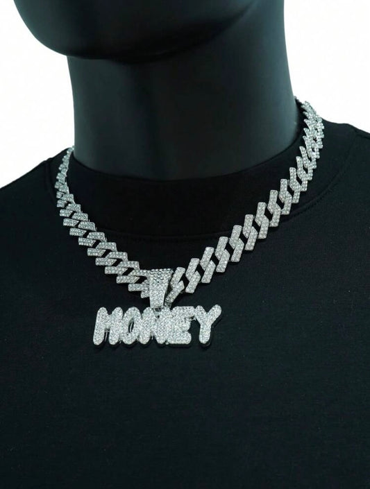 Money Maker Glitter Halskette / favBijou