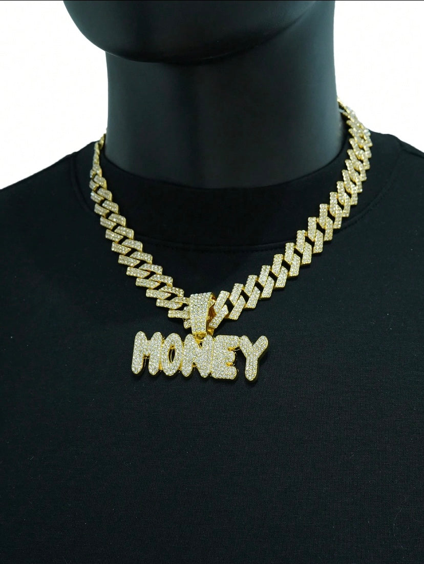 Money Maker Glitter Halskette / favBijou